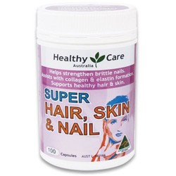 Dưỡng tóc, đẹp da Super Hair, Skin & Nail 100 viên, Úc